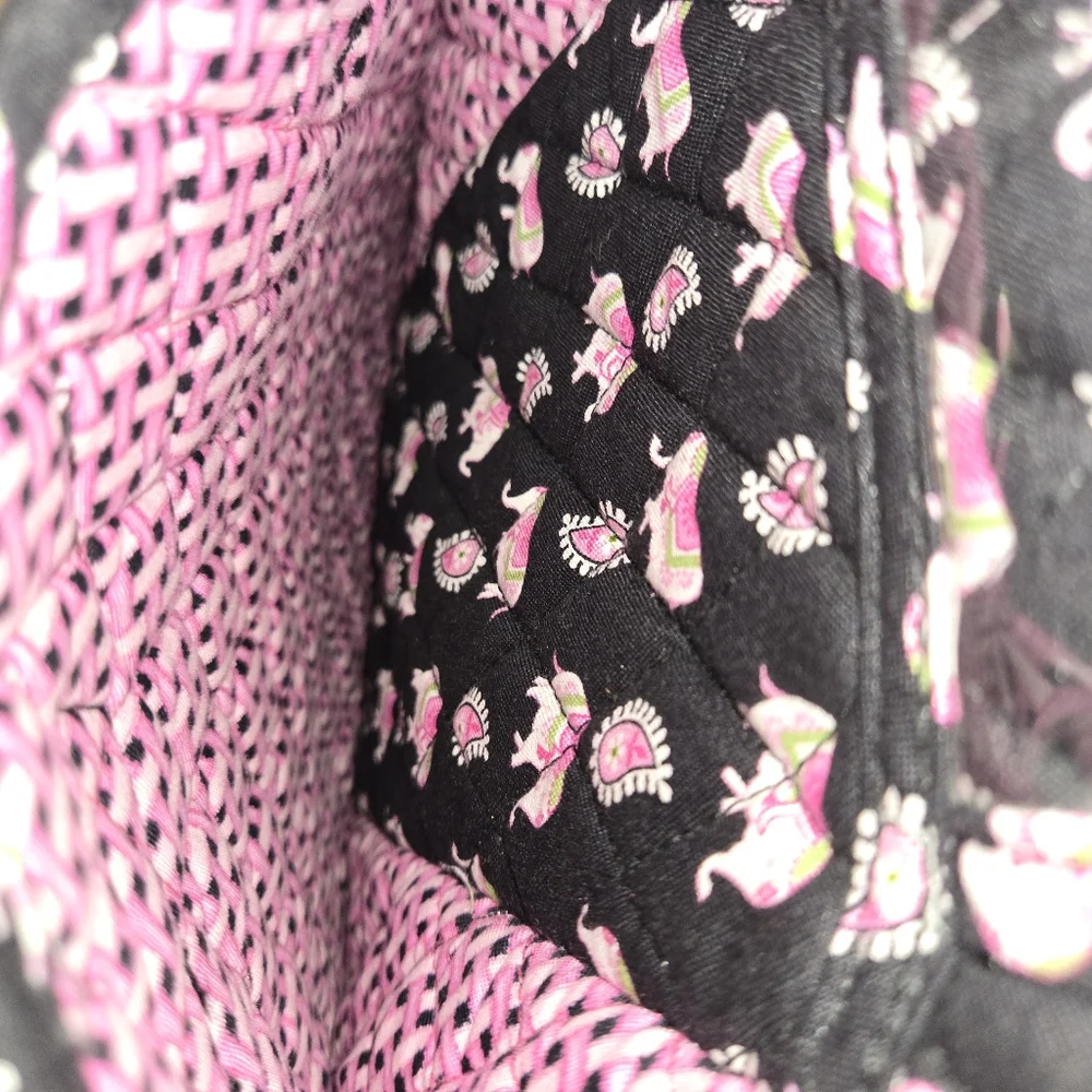 Vera Bradley Discontinued Pink Elephant Print Backpack